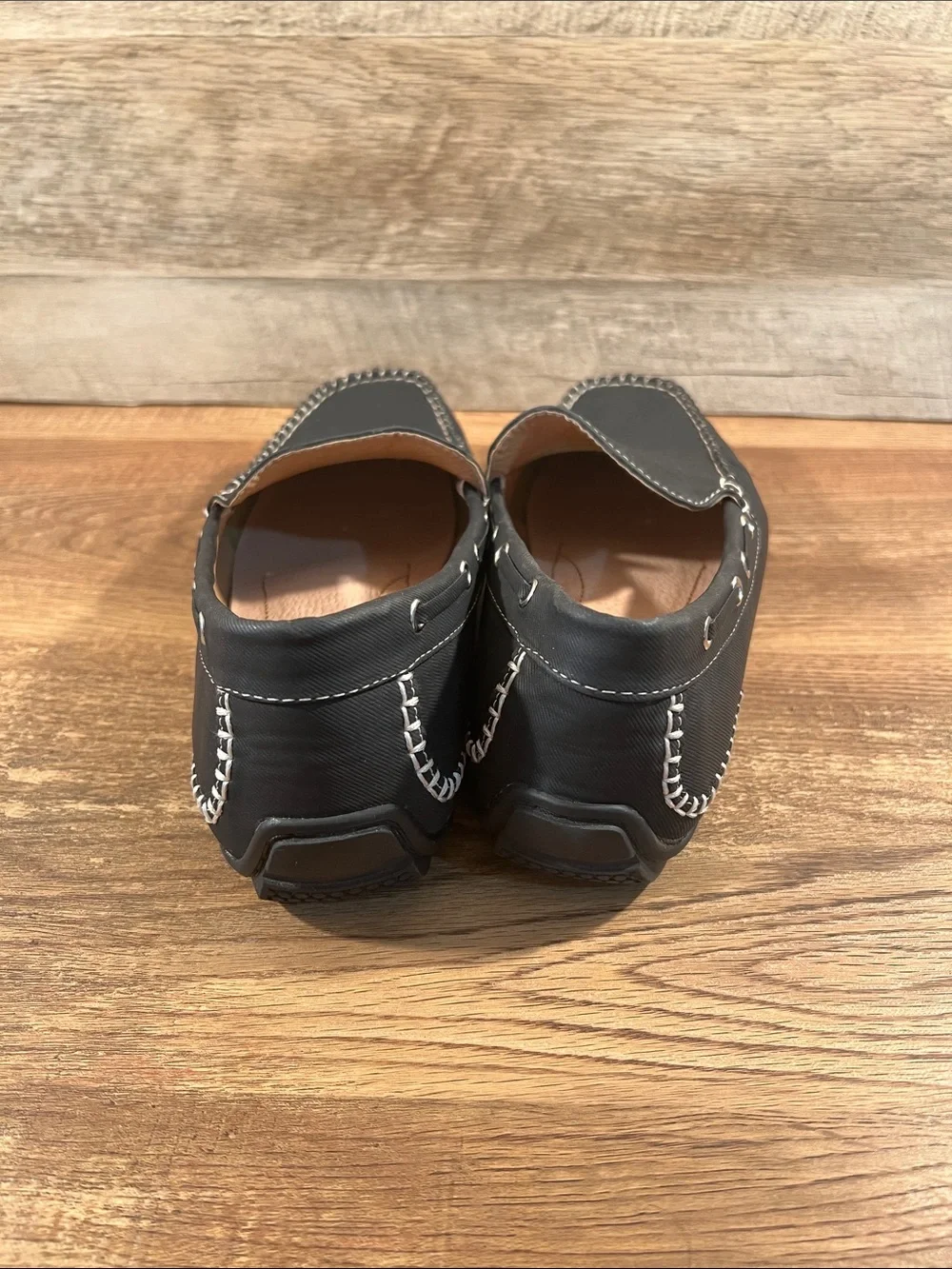 Classic Black Slip-On Driving Loafers for Men
